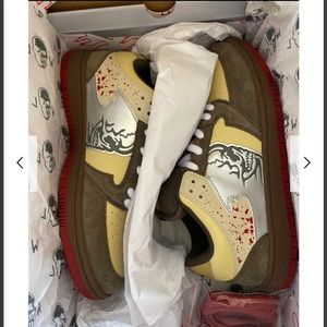 Warren lotas reapers shoes, rare , dust bag/tshirt